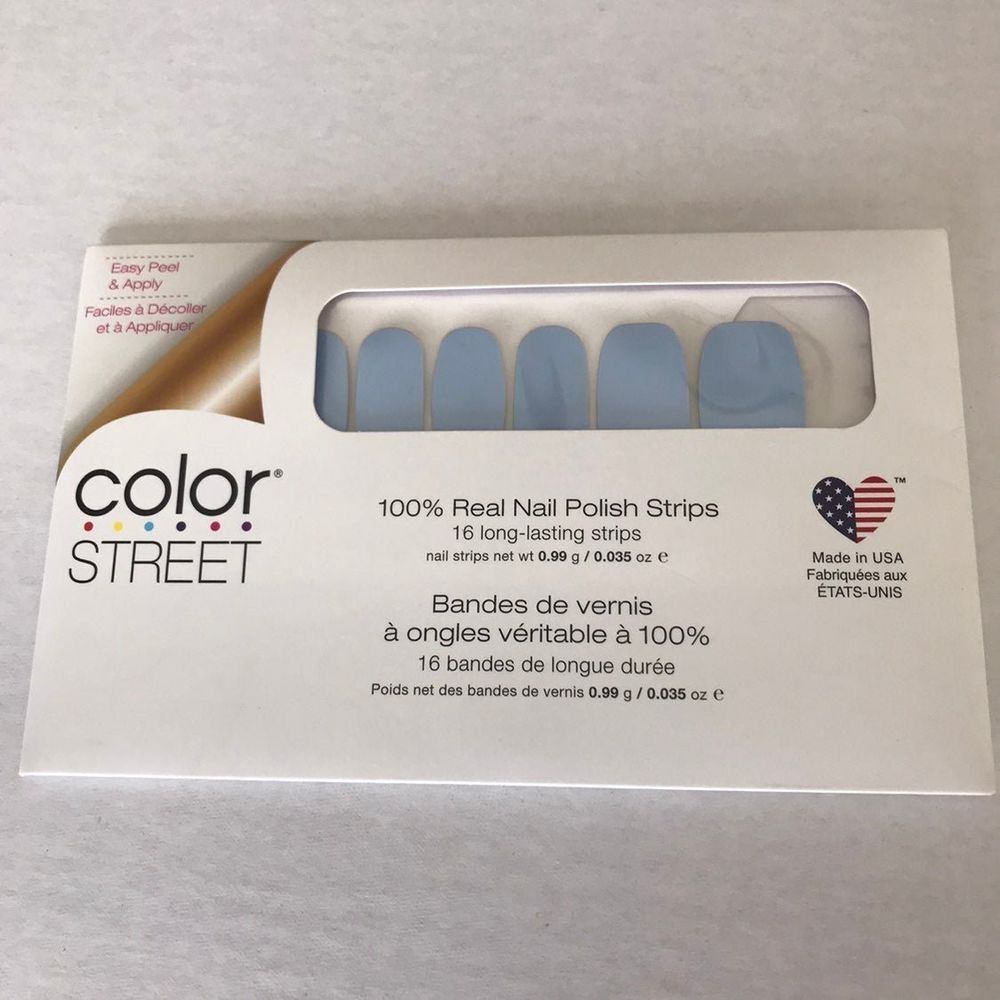 Color Street nails Aspen Sky